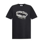 T-shirt with logo Ambush , Black , Heren