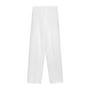 Wide Trousers Hinnominate , White , Dames