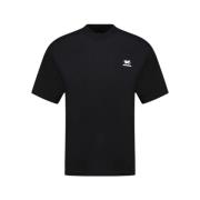 Zwart Katoenen T-Shirt - Stijlvol Ontwerp Ader Error , Black , Heren