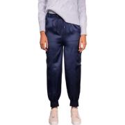 Zijden Broek Gran Sasso , Blue , Dames