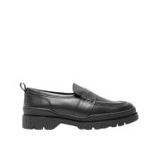 Leren Mocassins - Zwart Kleman , Black , Heren