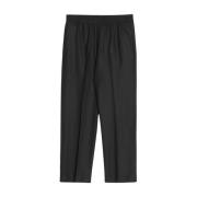 Regular Flanellen Broek met Elastische Taille en Achterzakken Barena V...