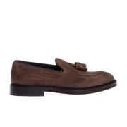 Bruine Loafer Schoenen voor Heren Doucal's , Brown , Heren