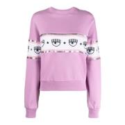 Sweatshirt Hoodies Chiara Ferragni Collection , Purple , Dames