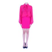 Jurken met knoopsluiting Semicouture , Pink , Dames