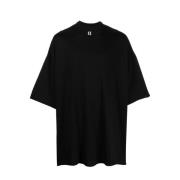 Zwarte Crewneck T-shirts en Polos Rick Owens , Black , Heren