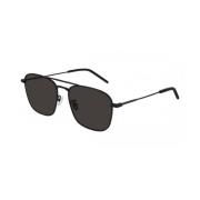 Stijlvolle herenzonnebril met 100% metalen frame Saint Laurent , Black...