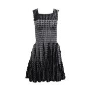 Pre-owned Polyester dresses Alaïa Pre-owned , Black , Dames