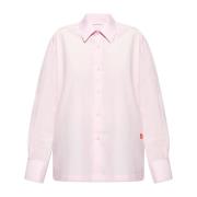 Shirt met patch T by Alexander Wang , Pink , Dames