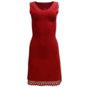 Pre-owned Fabric dresses Alaïa Pre-owned , Red , Dames