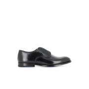 Zwarte platte schoenen Doucal's , Black , Heren