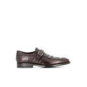 Donkerbruine Brogue Schoenen met Franje Henderson , Brown , Heren