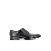 Klassieke Oxford Zwarte Leren Schoenen Henderson , Black , Heren