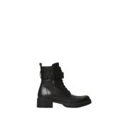 Lace-up Boots Twinset , Black , Dames