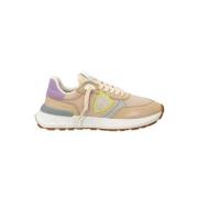 Antibes Sneakers - Nylon met Suède Details Philippe Model , Beige , Da...