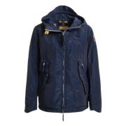 Glanzende Lichtgewicht Parka met Verstelbare Capuchon Parajumpers , Bl...