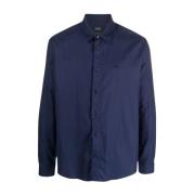 Katoenen Shirt, 100% Katoen A.p.c. , Blue , Heren