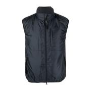 Stijlvolle Zip-Up Gilet Vest Aspesi , Blue , Heren