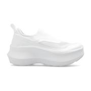 Witte Platform Sneakers x Salomon Comme des Garçons , White , Dames