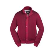 Athos Faccincani Ribgebreide Bomberjack Moorer , Red , Heren