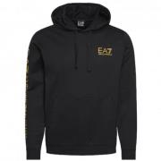 Zwart/Goud Sweatshirt Emporio Armani EA7 , Black , Heren