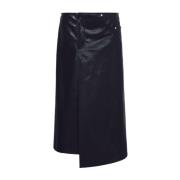 Zwarte Nappa Leren Rok Proenza Schouler , Black , Dames