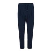 Donkerblauwe broek met trekkoord Herno , Blue , Heren