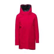 Stratofabric Parka met Duck Down Vulling RRD , Red , Dames