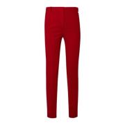 Slim Fit Broek met Medium Taille voor Dames Liu Jo , Red , Dames