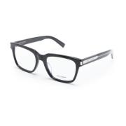 Klassiek Zwart Optisch Montuur Saint Laurent , Black , Dames