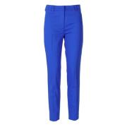 Elektrisch Blauwe Gineceo Broek Max Mara Weekend , Blue , Dames