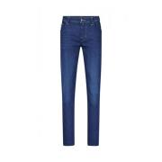 Slim-Fit Zip Jeans Tramarossa , Blue , Heren