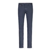 Slim-Fit Katoenen Broek Tramarossa , Blue , Heren