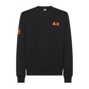 Zwarte Sweaters voor Heren Sun68 , Black , Heren