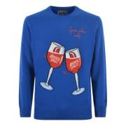 Stijlvolle Sweaters voor Heren MC2 Saint Barth , Blue , Heren