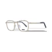 Gouden Metalen Vierkante Optische Frames Bally , Yellow , Heren