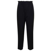 Zwarte Cargo Broek Plain Units , Black , Dames