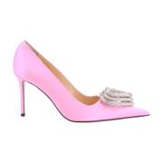 Roze Satijnen Stiletto`s Mach & Mach , Pink , Dames