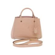 Rosa Skinn Montaigne Handtas Louis Vuitton Vintage , Pink , Dames