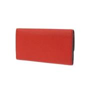 Pre-owned Leather wallets Burberry Vintage , Red , Dames