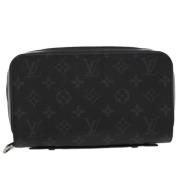 Pre-owned Canvas wallets Louis Vuitton Vintage , Black , Dames