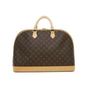 Tweedehands Bruin Canvas Louis Vuitton Alma Boston Tas Louis Vuitton V...