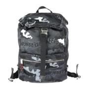 Pre-owned Nylon backpacks Salvatore Ferragamo Pre-owned , Black , Unis...
