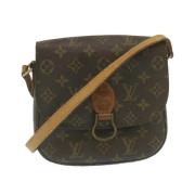 Tweedehands Bruin Canvas Louis Vuitton Cartouchiere Louis Vuitton Vint...