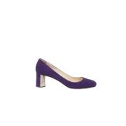 Pre-owned Suede heels Prada Vintage , Purple , Dames