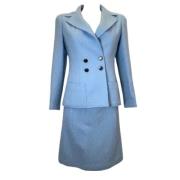 Pre-owned Fabric dresses Chanel Vintage , Blue , Dames