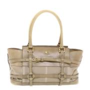 Pre-owned Fabric shoulder-bags Burberry Vintage , Beige , Dames