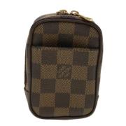 Vintage Okapi Bruin Canvas Clutch Louis Vuitton Vintage , Brown , Dame...