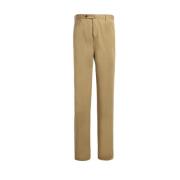 Cropped Trousers PT Torino , Beige , Heren