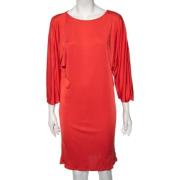 Pre-owned Silk dresses Ralph Lauren Pre-owned , Orange , Dames